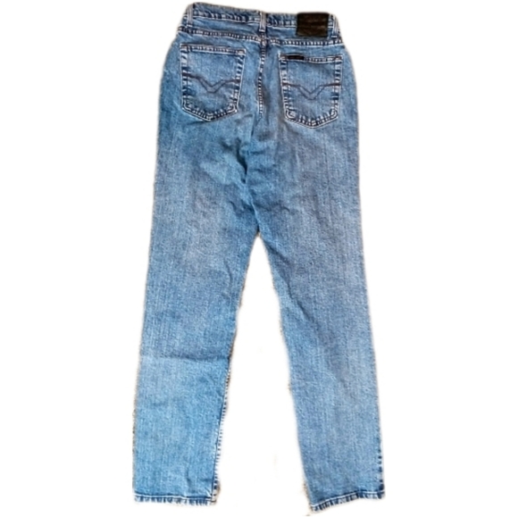 Harley Davidson :: Y2K Women's HD Straight Leg High Rise Jeans Size 10 Long - Picture 5 of 10